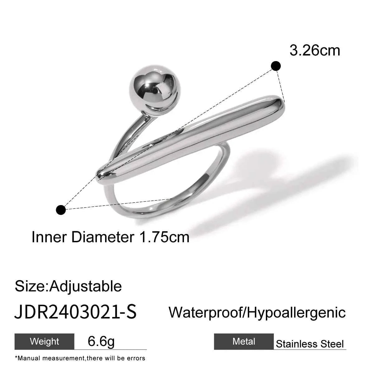 Chic Stainless Steel Personality Minimalist Classy Ring