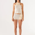 Women's Knitted Crocheted Beach Bikini Swimsuit Blouse Sun-proof Set - Norellé
