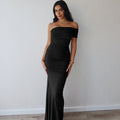 Women's Clothing Backless Slit Slim Fit Dress - Norellé