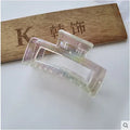 Acrylic Hair Clip Geometry Hairpin - FJ04-8.5cm
