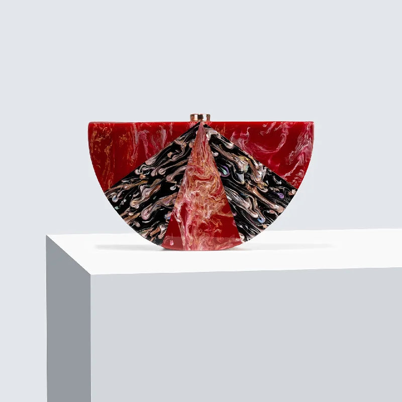 Acrylic Shoulder Crossbody Bag Clutch