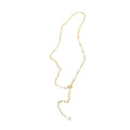 Adjustable Length Freshwater Pearl Necklace - Gold N6793 - electronic accessories