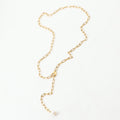Adjustable Length Freshwater Pearl Necklace - Gold N6793 - electronic accessories