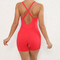Adjustable Shoulder Strap Hollow Sports Women’s Yoga Jumpsuits - Other