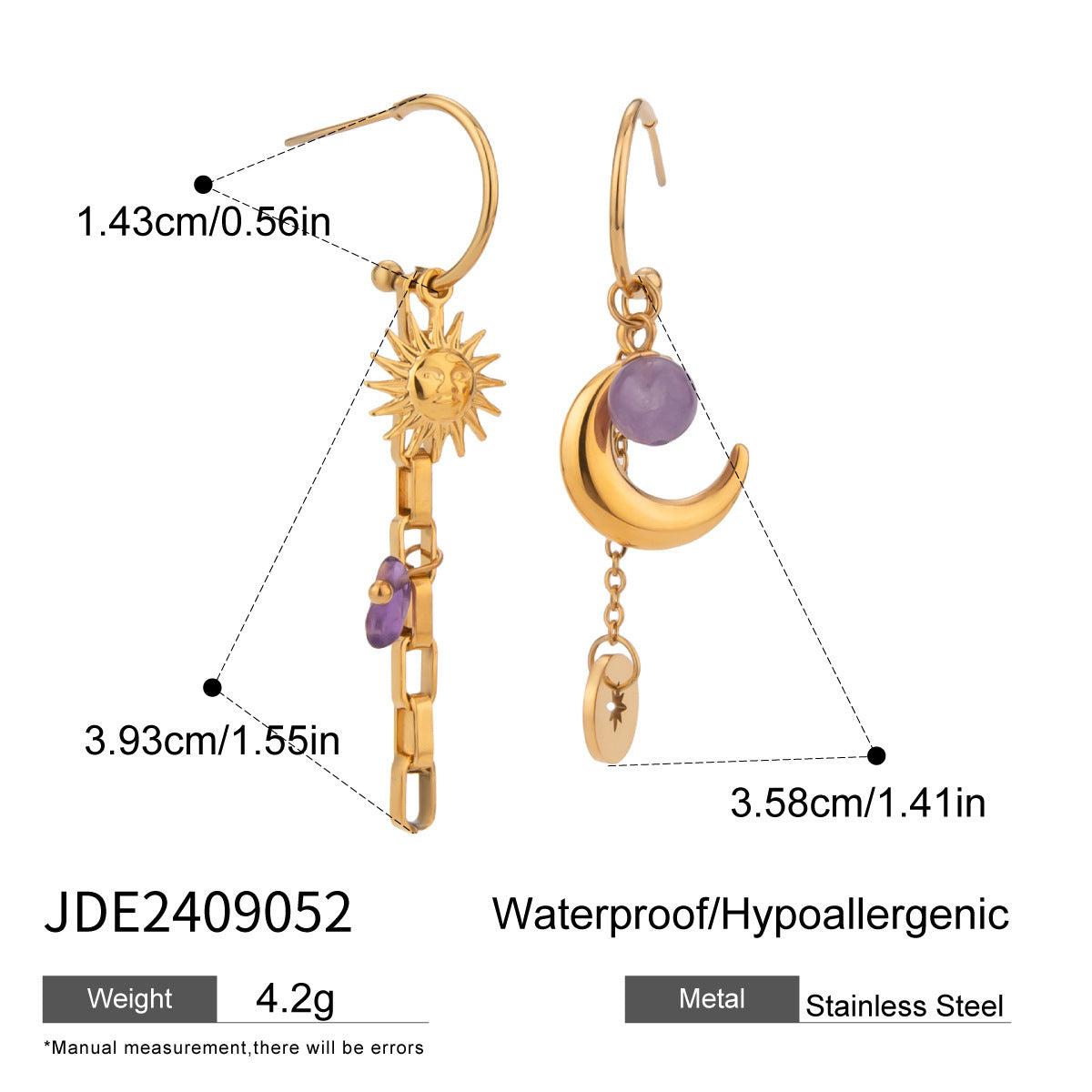 Advanced Sense High-profile Earrings Special-interest - JDE2409052 - electronic accessories