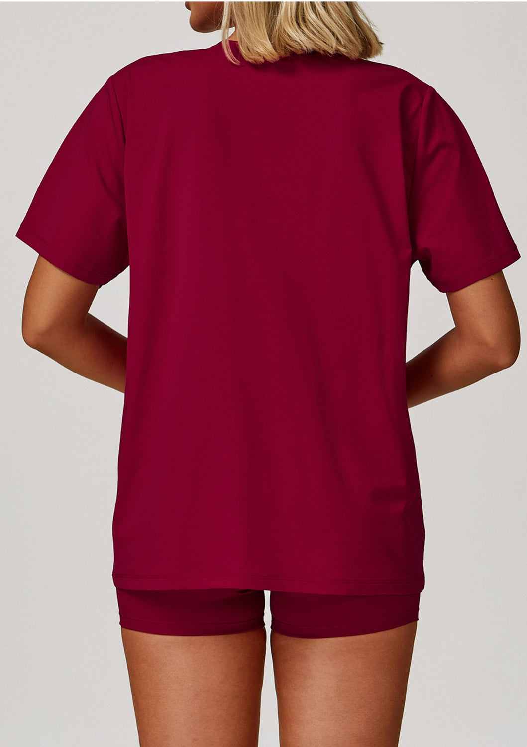 All-match Short-sleeved Round Neck Loose Casual Quick-drying T-shirt - Other