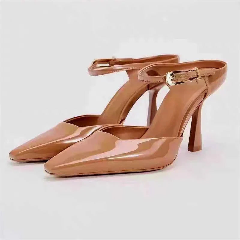 Ankle Strap Woman High Heels Pumps
