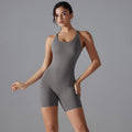 Backless Sporty Tight Jumpsuit