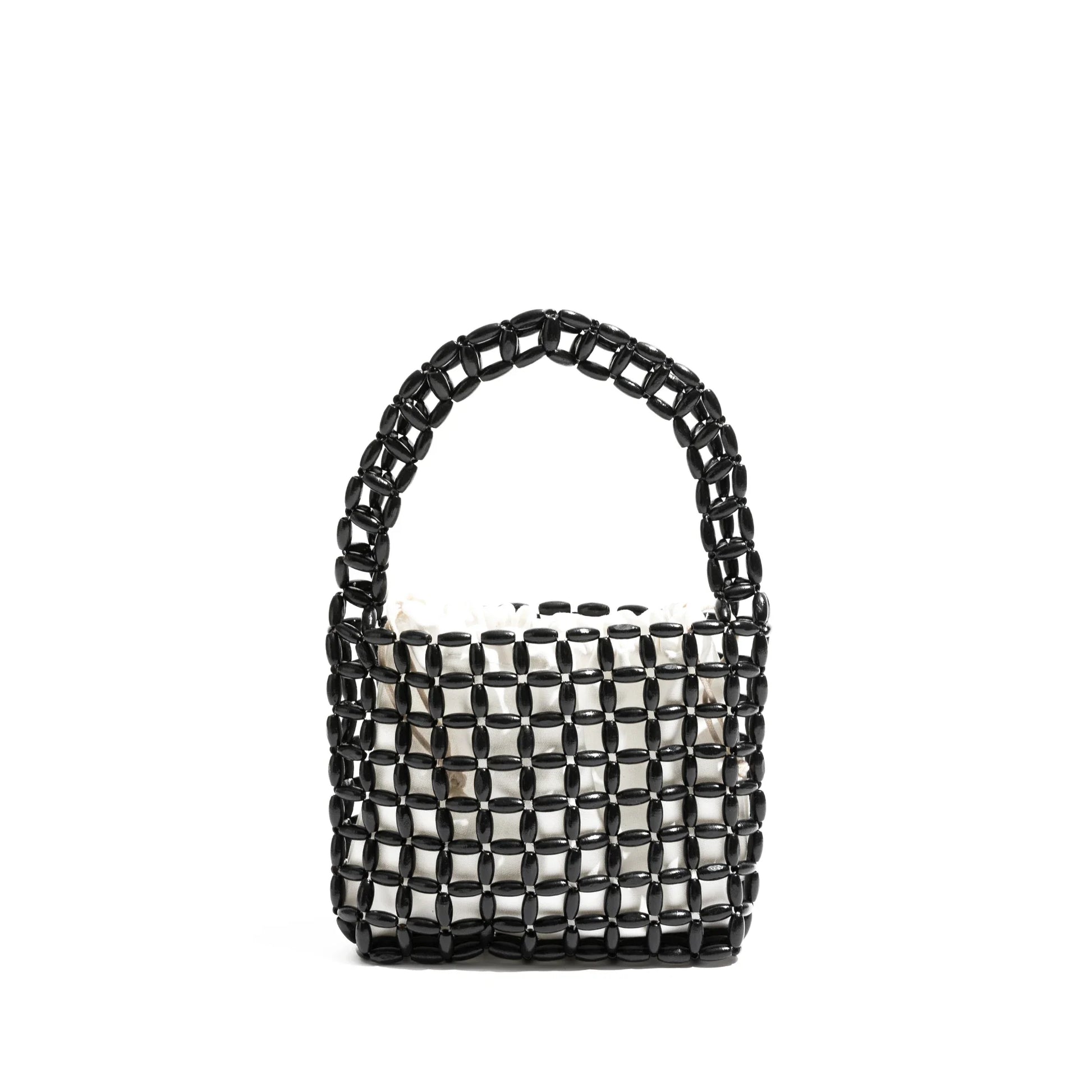 Beaded Weave Handmade Tote Handbags - S 6