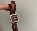 Belt Women's Watch Flower Dial