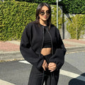 Black Bomber Jackets for Women