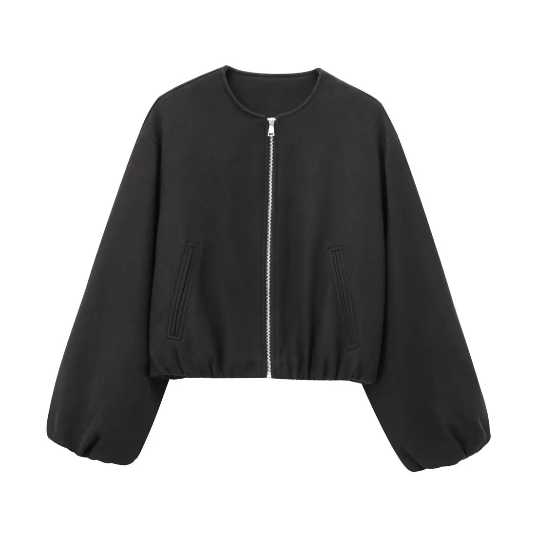 Black Bomber Jackets for Women