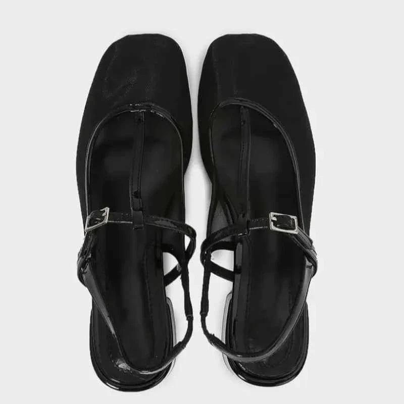 Black Mesh Women Shoes