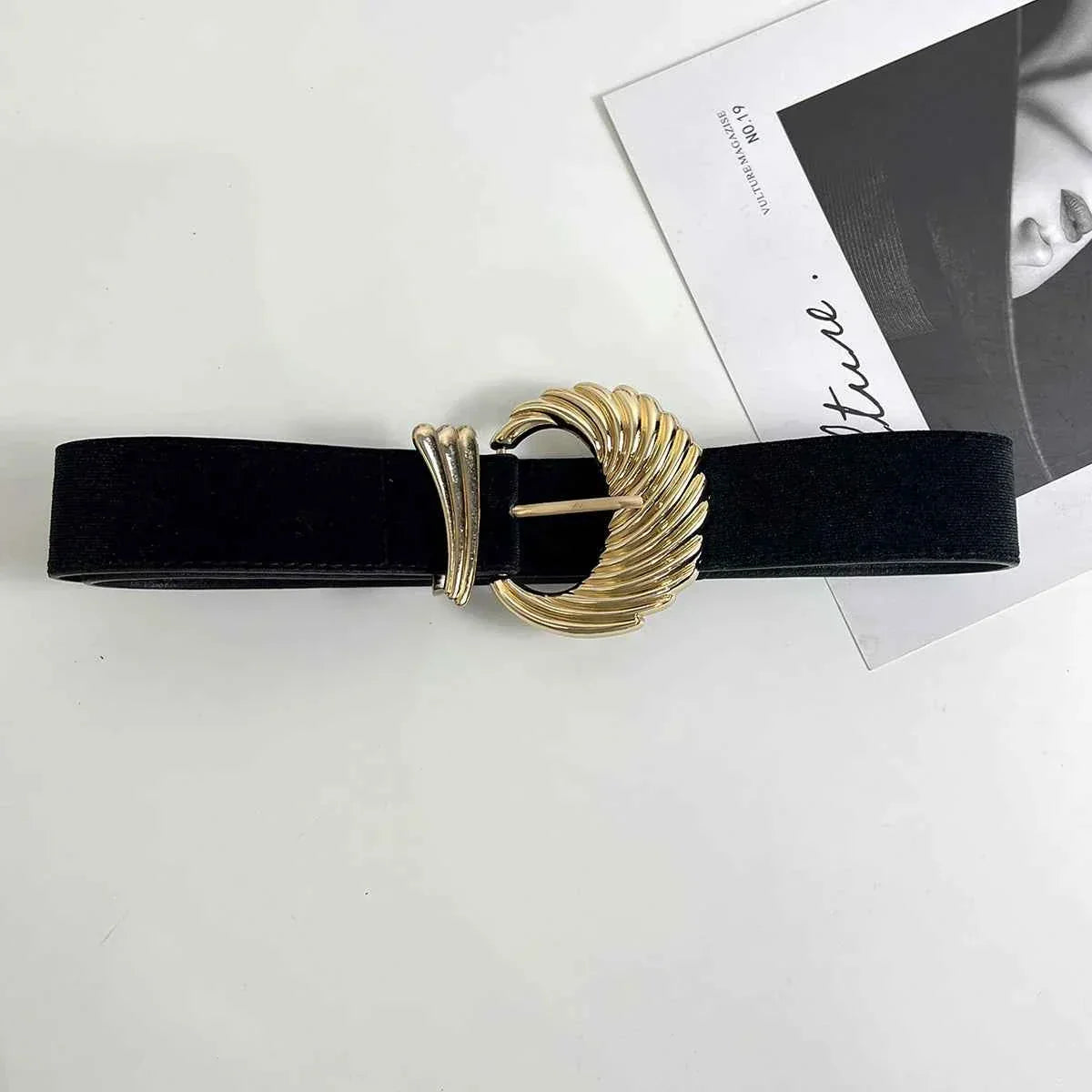 Black Velet Leather Belts For Women High Quality