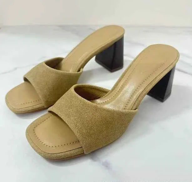 Block Heels Women Sandals High Quality