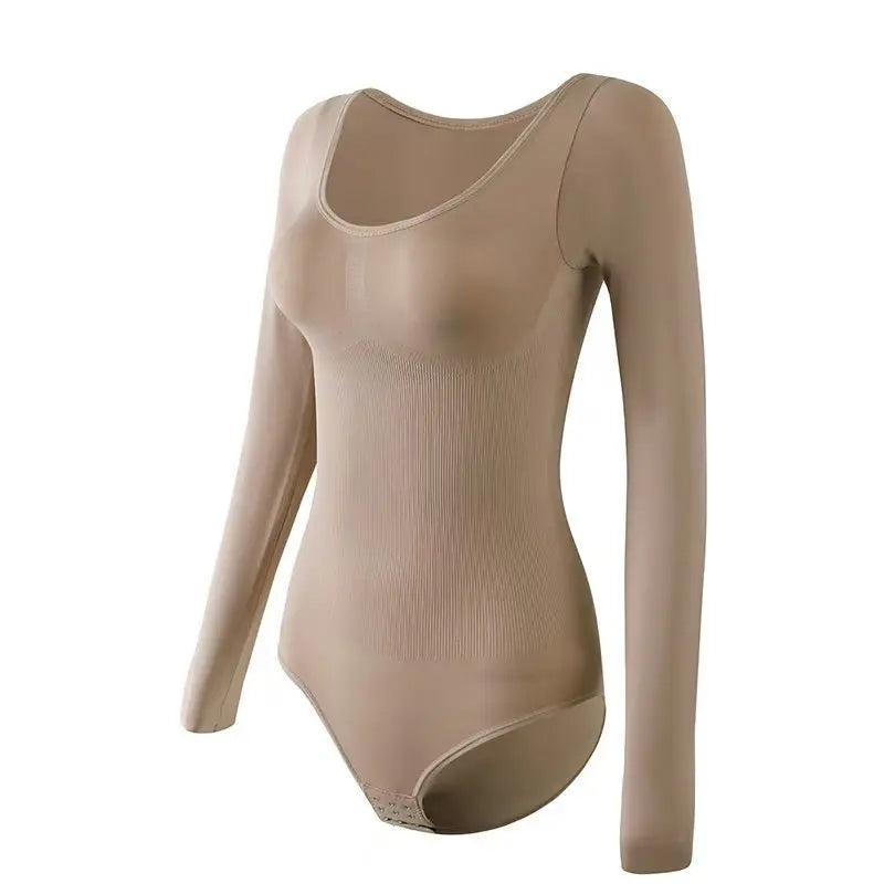 Body Shapewear Bodysuit Tummy Control - Apricot / XXXL