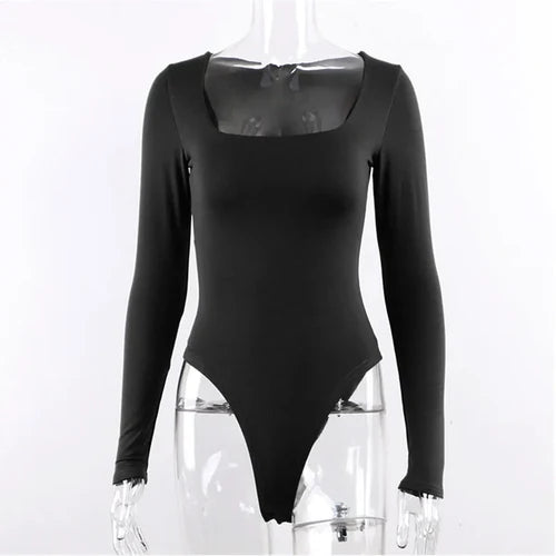 Bodysuit Long Sleeve Women - M / black - Other
