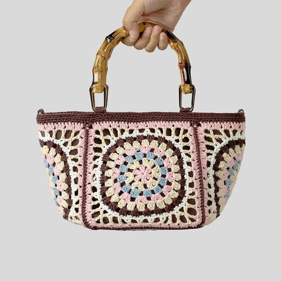 Bohemian Hollow Crochet Women Handbag