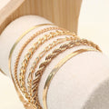 Bracelet Fashion 6-piece Chain Set Metal - electronic accessories