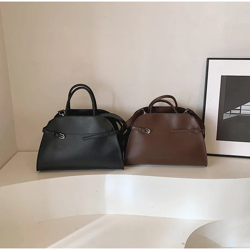 Brand Belt Design Handbag Vintage Women’s Large Capacity