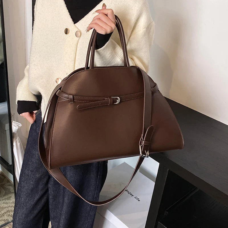 Brand Belt Design Handbag Vintage Women’s Large Capacity