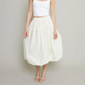 Bubble Skirt Women Elegant Elastic Waist