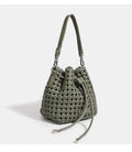 Bucket Bags With Leather Handles Large Cross Bag - Army green / 22cmx22cmx10cm / CHINA