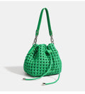 Bucket Bags With Leather Handles Large Cross Bag - Green / 22cmx22cmx10cm / CHINA