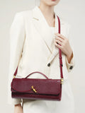 Burgundy Bag Cherry Red Envelope