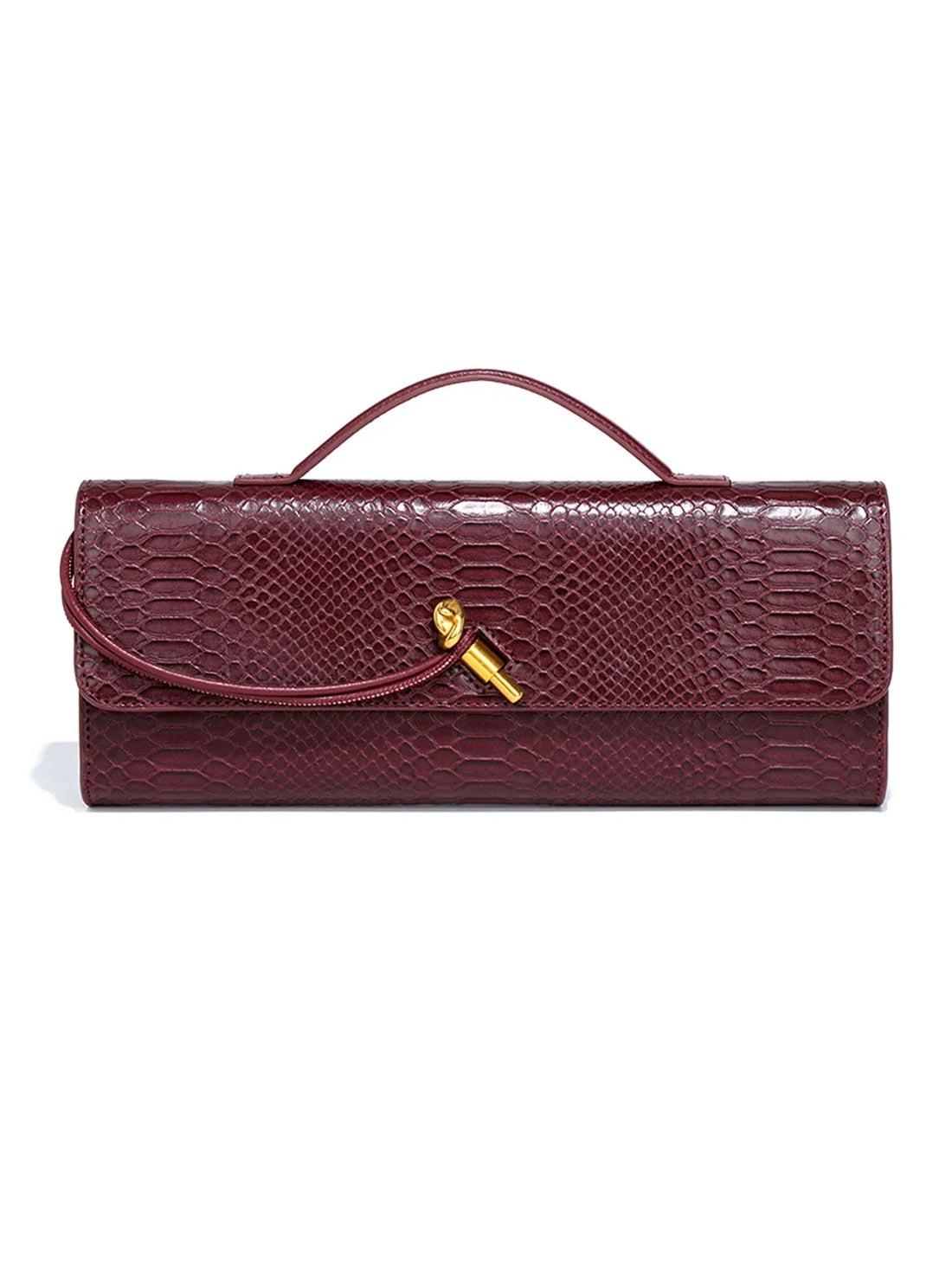 Burgundy Bag Cherry Red Envelope