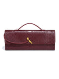 Burgundy Bag Cherry Red Envelope
