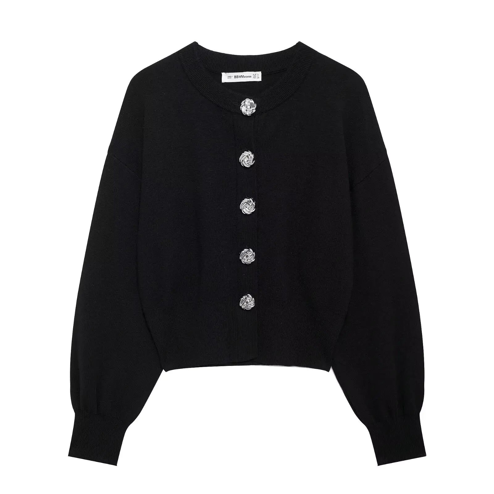 Cardigan Sweater Women’s Knitwear - black / S