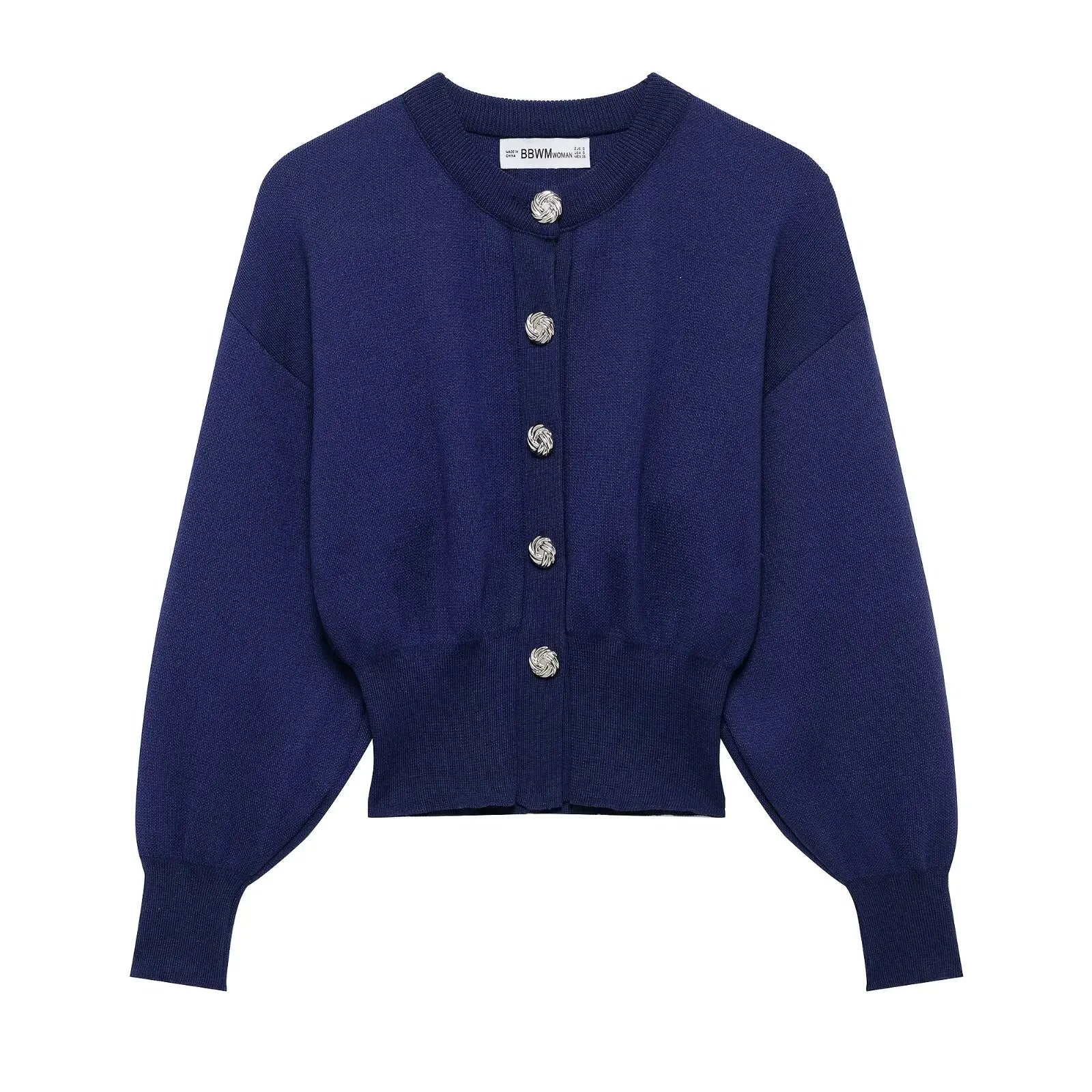 Cardigan Sweater Women’s Knitwear - Blue / S