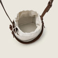 Casaul Canvas Buckets Bag - Beige
