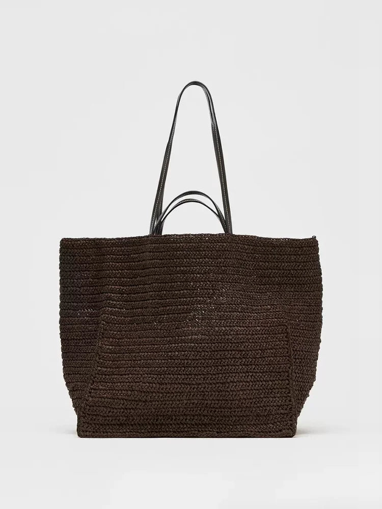 Casual Large Capacity Straw Tote Bag