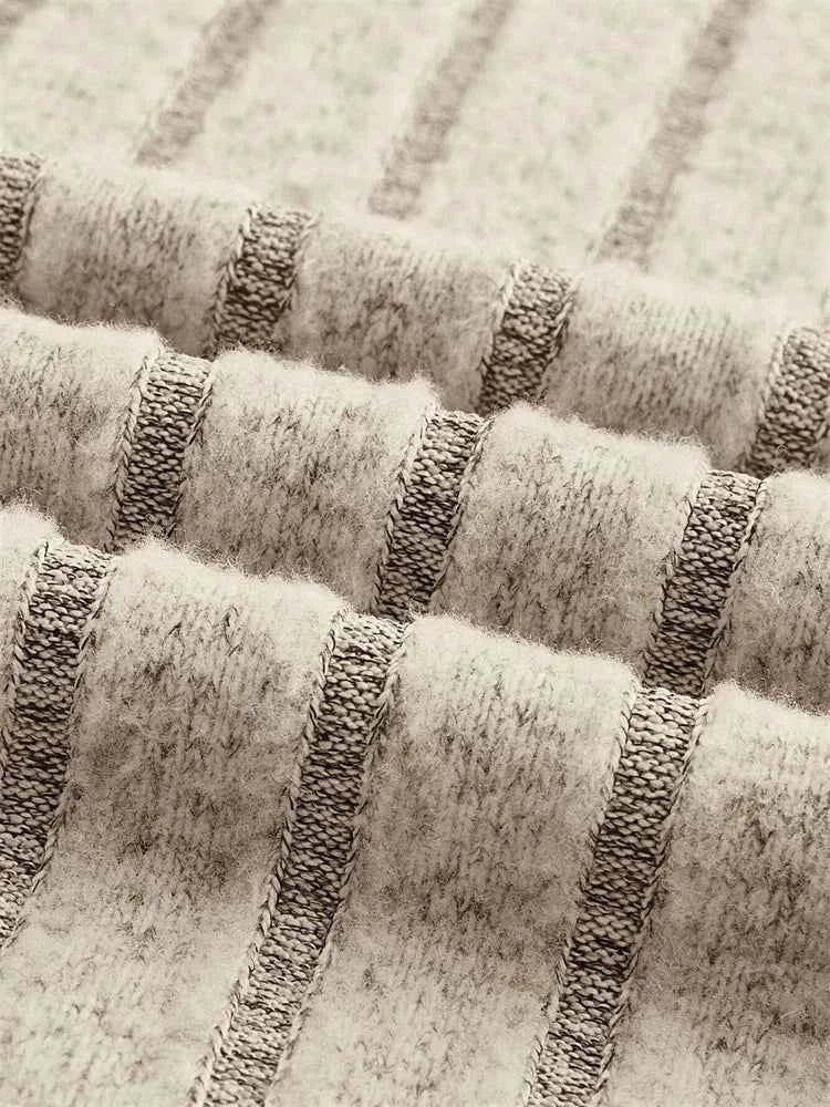 Casual Ribbed Knit Pencil Skirt Women