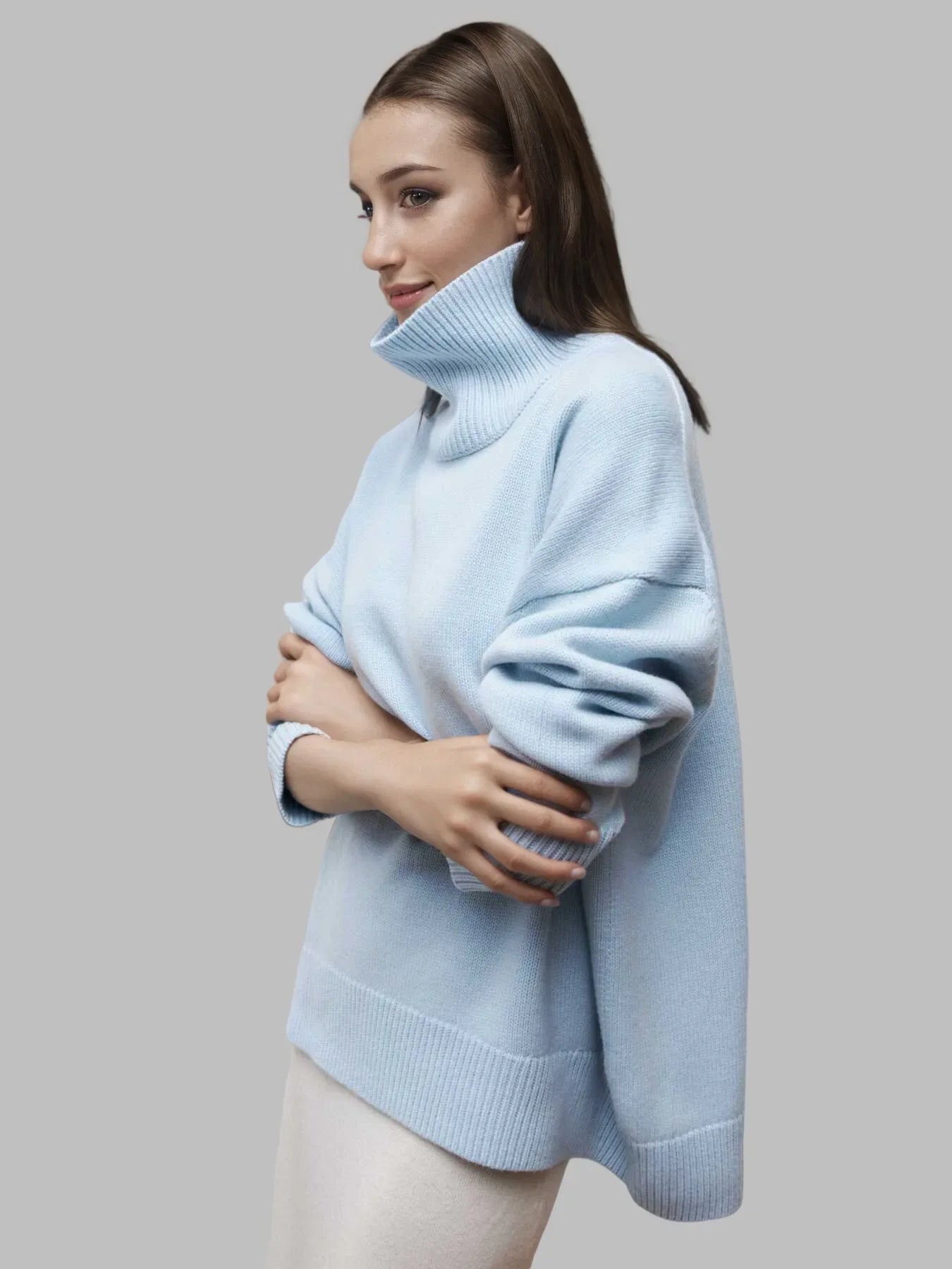 Casual Warm Women’s Sweater Turtleneck