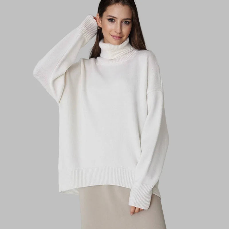 Casual Warm Women’s Sweater Turtleneck