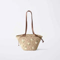 Casual Wicker Woven Basket Bag