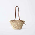 Casual Wicker Woven Basket Bag