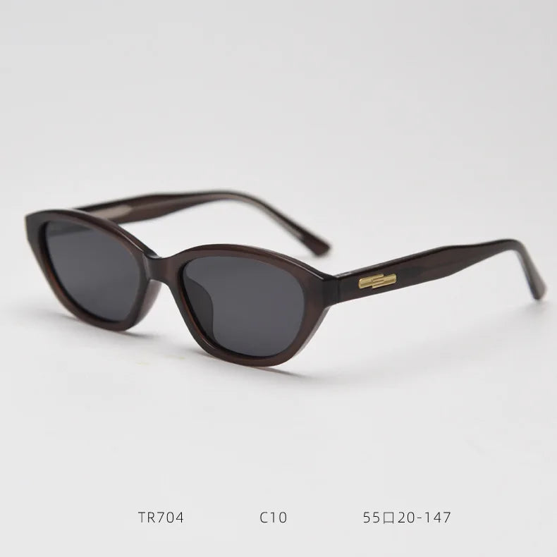 Cat-Eye Polarized Sunglasses - C10