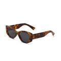 Cat Eye Shape Women Sunglasses - Leopard Gray
