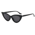 Cat Eye Sunglasses Women - BlackGray / free cloth