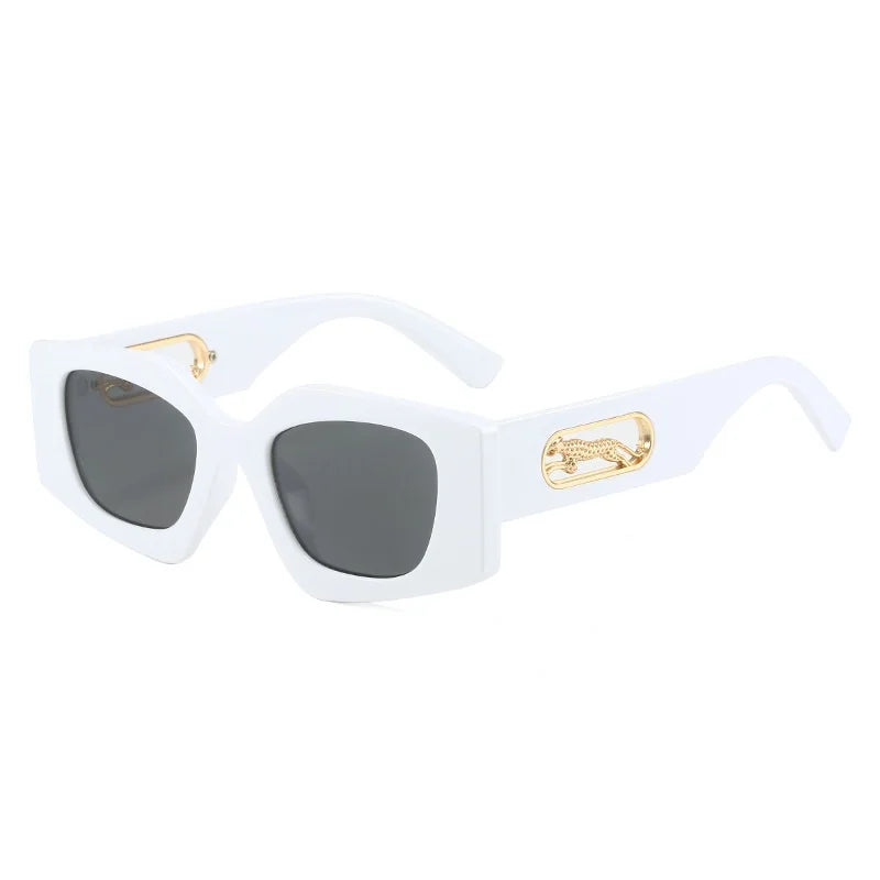 Cat Eye Sunglasses Women - white / as picture