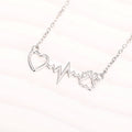Cat Paw Necklace Heartbeat Chart - electronic accessories