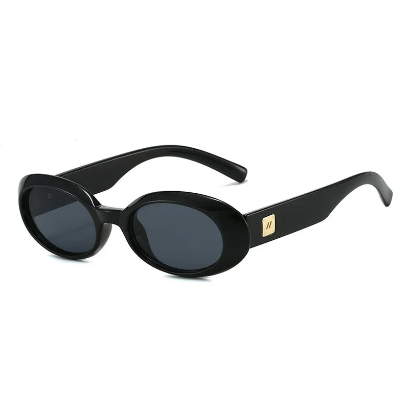 Classic Small Oval Sunglasses for Women