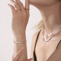 Clavicle Chain Bracelet Women’s Jewelry Suit - electronic accessories