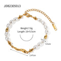 Coin Pearl Bracelet Baroque - JDB2305013