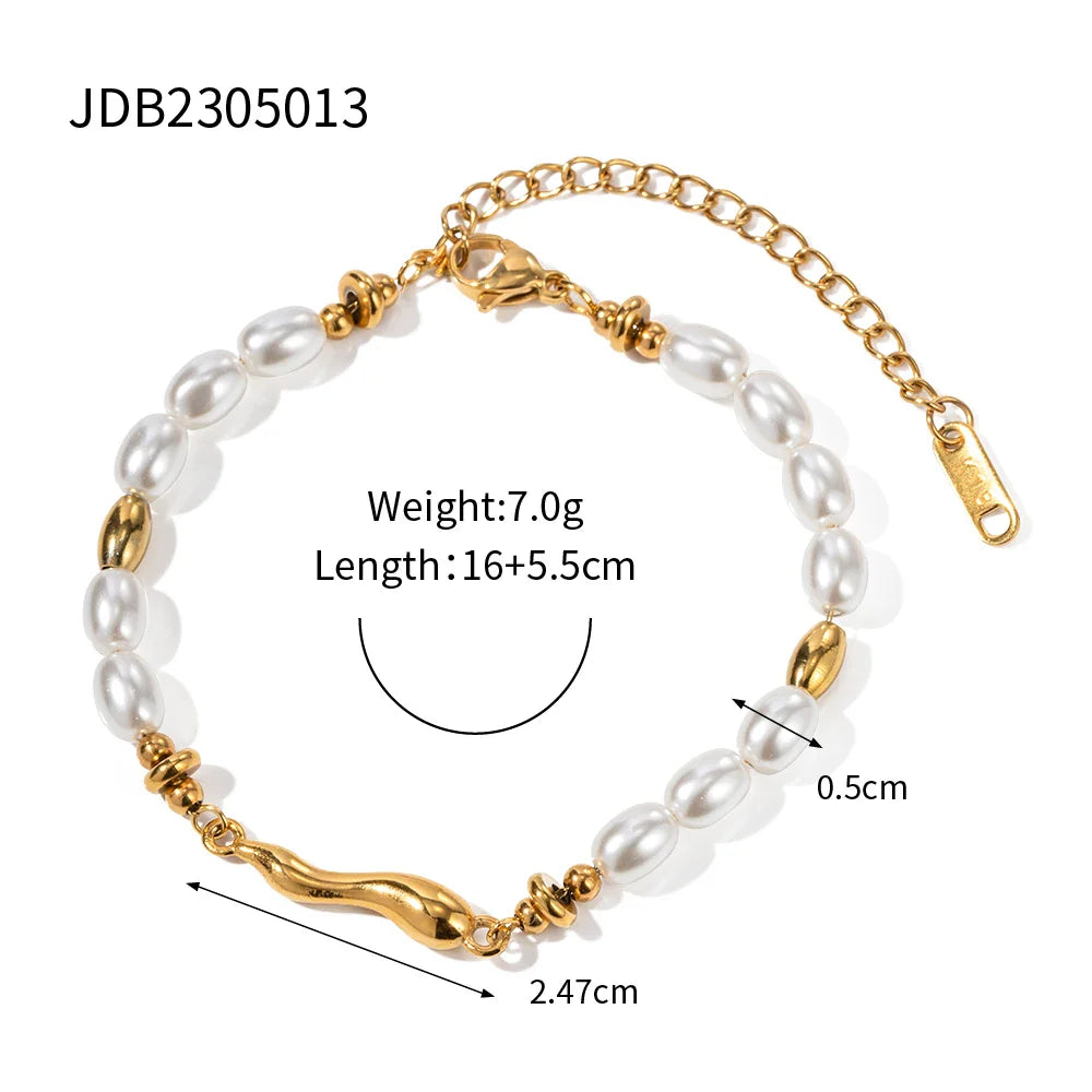 Coin Pearl Bracelet Baroque - JDB2305013