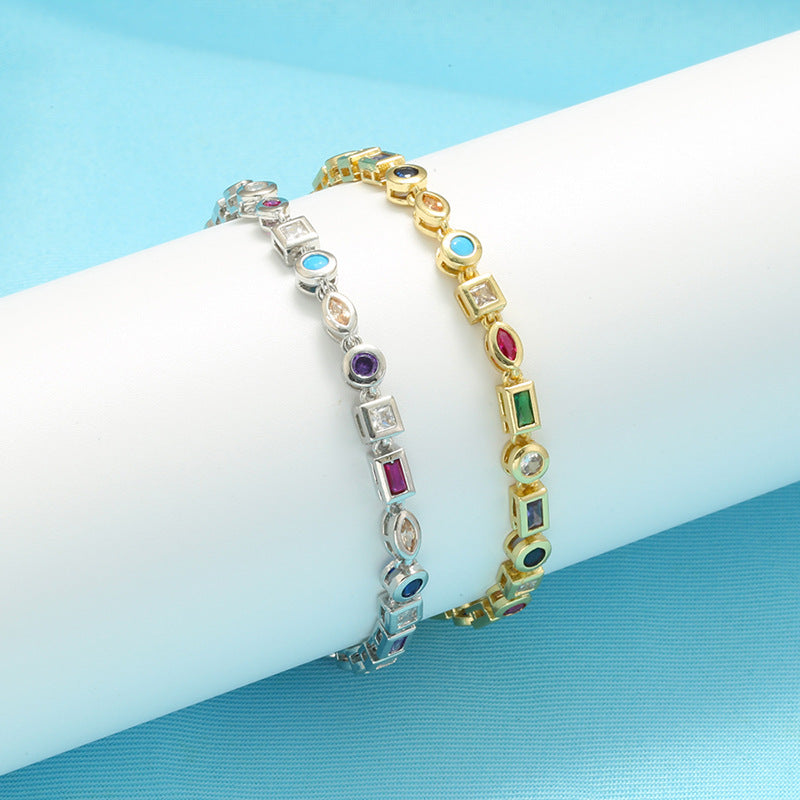 Color Diamond Bracelet Necklace For Women - electronic accessories